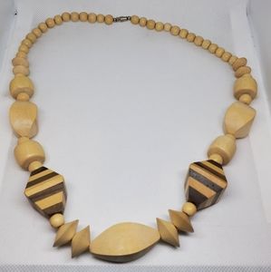 Wooden Beaded Necklace